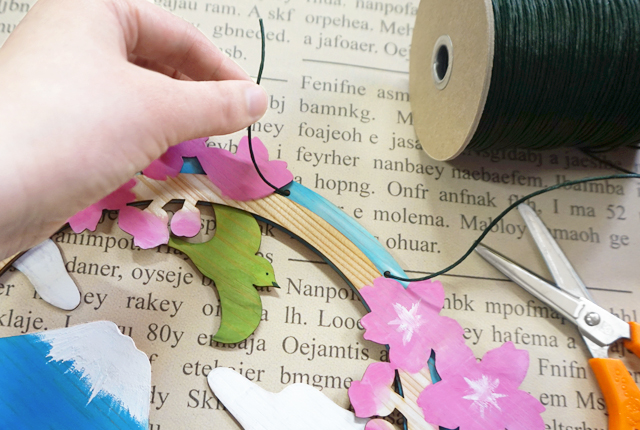 木製リースのキット