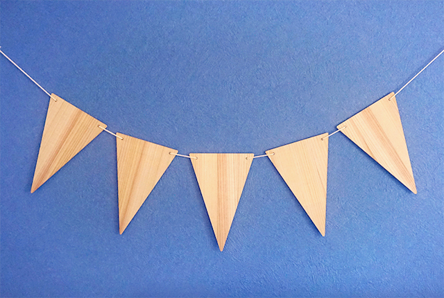 木製ガーランドのキット